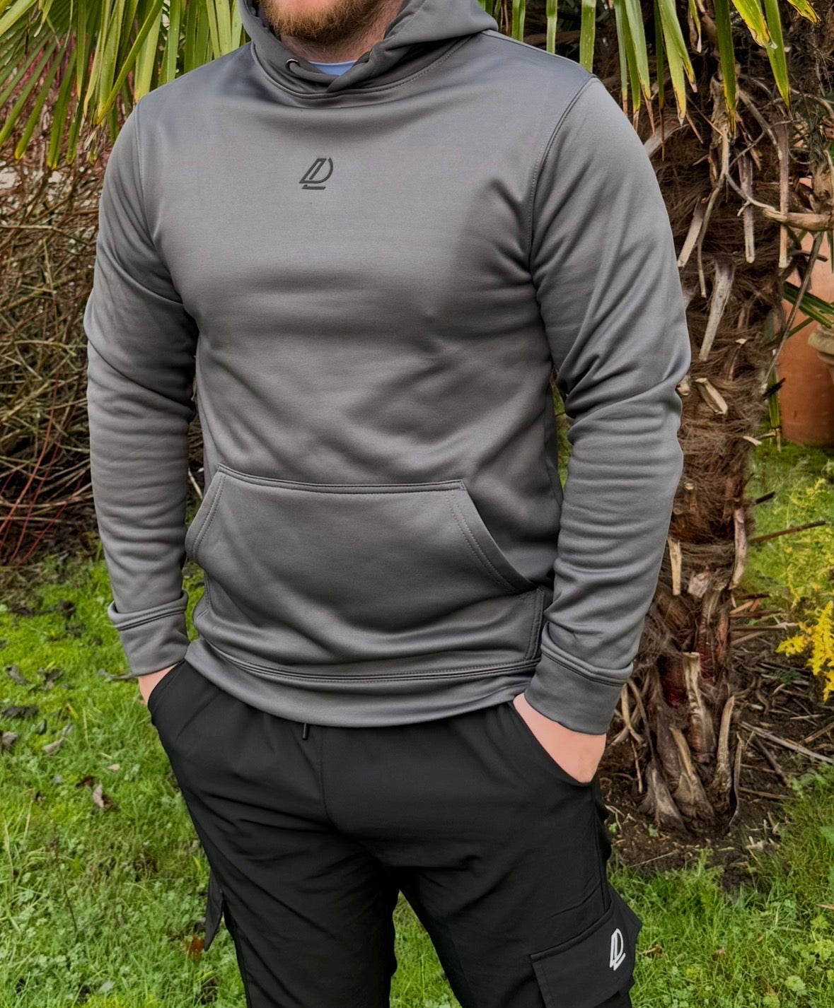 Steel Grey Premium Hoodie