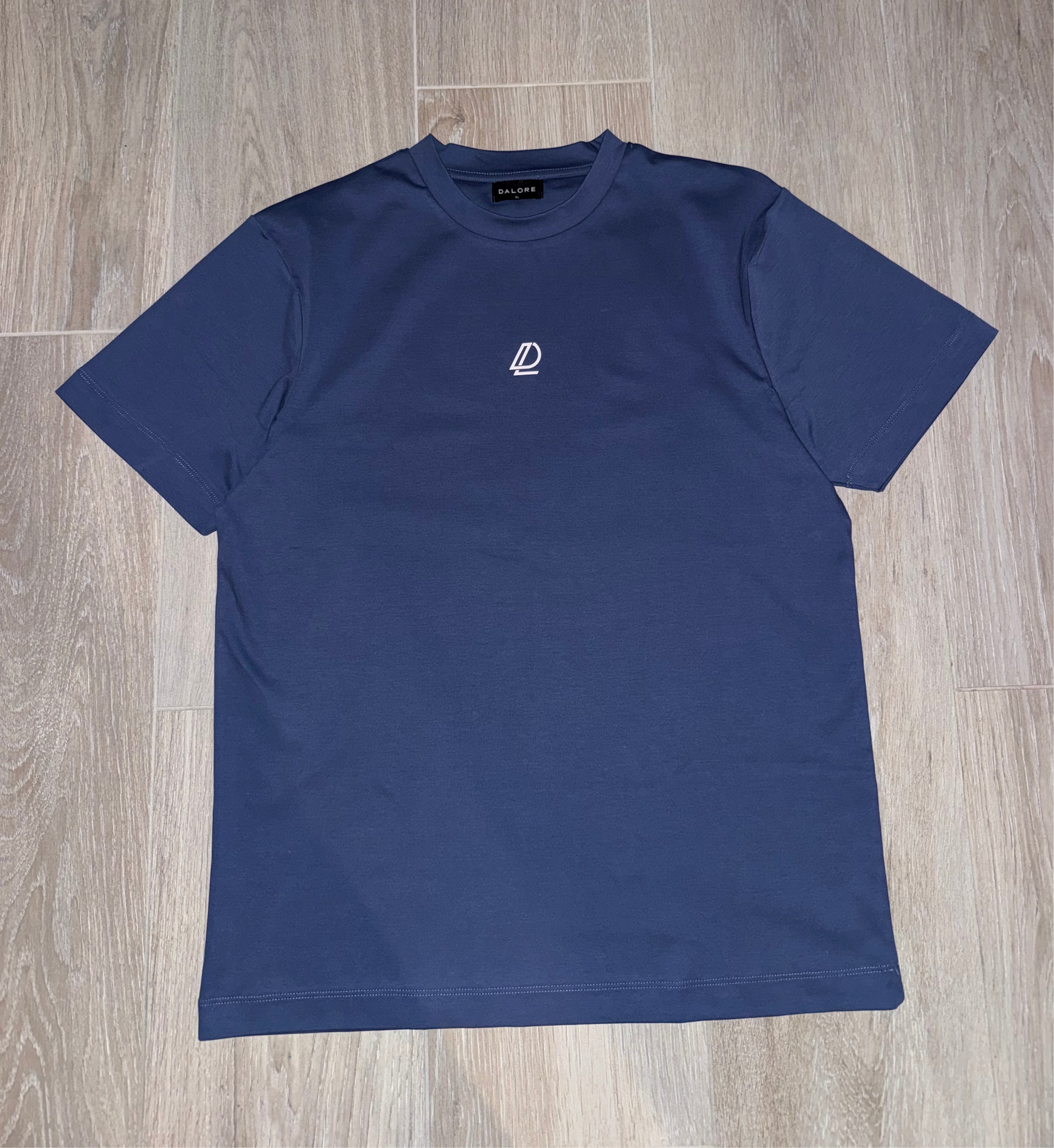 Mecerised Cotton T-Shirt Midnight Blue