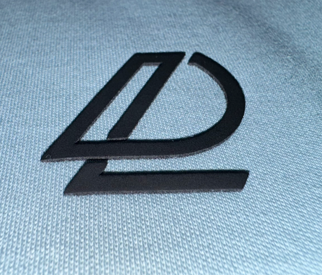 Mercerised Cotton T-Shirt Ice Blue